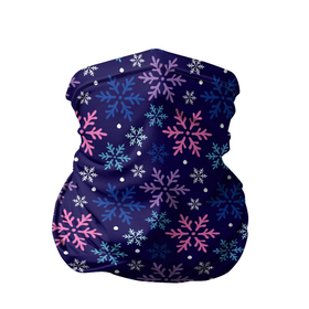 Бандана-труба 3D с принтом Ночные Снежинки в Кировске, 100% полиэстер, ткань с особыми свойствами — Activecool | плотность 150‒180 г/м2; хорошо тянется, но сохраняет форму | merry christmas | дед мороз | ёлка | зима | мороз | новый год | подарок | праздник | рождество | с новым годом | сантаклаус | снег | снеговик | снегурочка | снежинки | снежные узоры | узоры