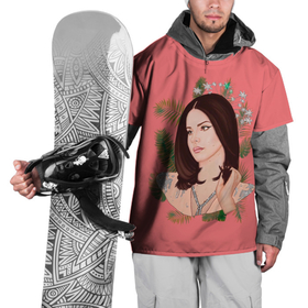Накидка на куртку 3D с принтом Нарисованная Лана в Курске, 100% полиэстер |  | Тематика изображения на принте: lana del ray | pop music | исполнитель | исполнительница | лана дел рэй | музыка | поп | попса