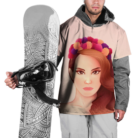 Накидка на куртку 3D с принтом Painted Lana в Курске, 100% полиэстер |  | Тематика изображения на принте: lana del ray | pop music | исполнитель | исполнительница | лана дел рэй | музыка | поп | попса
