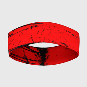 Повязка на голову 3D с принтом КРАСНЫЙ ГРАНЖ | RED GRUNGE в Петрозаводске,  |  | grunge | red | брызги | брызги краски | гранж | краска | краска и ничего лишнего | красная краска | красный | пятна | разводы | черно красный