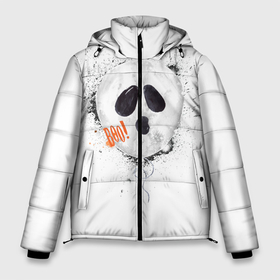 Мужская зимняя куртка 3D с принтом Шарик пугайка в Белгороде, верх — 100% полиэстер; подкладка — 100% полиэстер; утеплитель — 100% полиэстер | длина ниже бедра, свободный силуэт Оверсайз. Есть воротник-стойка, отстегивающийся капюшон и ветрозащитная планка. 

Боковые карманы с листочкой на кнопках и внутренний карман на молнии. | fun | helloween | party | scary | вечеринка | день | духи | мрачно | оригинальный | подарок | праздник | привидение | пугать | святые | тыква | ужас | хэллоуин | черный | шарик