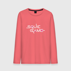 Мужской лонгслив хлопок с принтом Squid Game игра на выживание , 100% хлопок |  | squid game | игра на выживание | корейский сериал про кальмара | королевская битва | ли чон чжэ | ли ю ми | хван дон хёк