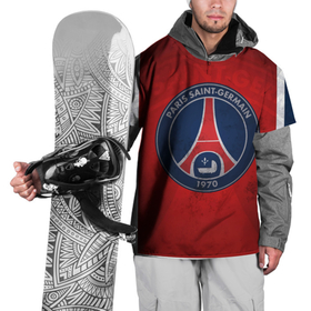 Накидка на куртку 3D с принтом Paris Saint Germain , 100% полиэстер |  | eiffel tower | emblem | football | football club | paris | paris saintgermain | psg | sports | пари сен жермен | париж | псж | спорт | футбол | футбольный клуб | эйфелева башня | эмблема