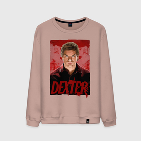 Мужской свитшот хлопок с принтом Dexter Декстер постер в Белгороде, 100% хлопок |  | dexter | dexter morgan | брызги крови | декстер | кровь | майами | постер | судмедэксперт