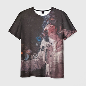 Мужская футболка 3D с принтом Paul de Technoir , 100% полиэфир | прямой крой, круглый вырез горловины, длина до линии бедер | hip hop | pasha technik | russian rap | андеграунд | граффити | паша техник | русский рэп | рэп | хип хоп