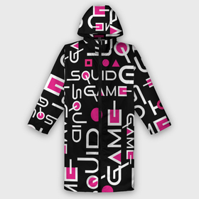 Дождевик унисекс 3D с принтом SQUID GAME ЛОГО PINK в городе Новоалтайск,  |  | 001 | 067 | 456 | netflix | pink | squid game | игра | игра в кальмара | квадрат | круг | нетфликс | распорядитель | сериал | стражи | треугольник
