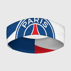 Повязка на голову 3D с принтом Paris Saint Germain FC ,  |  | emblem | flag | football club | france | paris | paris saint germain | psg | пари сен жермен | париж | псж | флаг | франция | футбольный клуб | эмблема