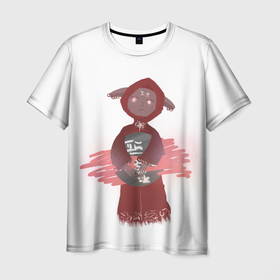 Мужская футболка 3D с принтом Дух святой в Екатеринбурге, 100% полиэфир | прямой крой, круглый вырез горловины, длина до линии бедер | Тематика изображения на принте: дух | дух святой | круто | нужно | рисовать | шар