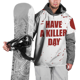 Накидка на куртку 3D с принтом blood have a killer day Dexter в Кировске, 100% полиэстер |  | Тематика изображения на принте: blood | dexter | have a killer day | брызги крови | декстер | кровь | правосудие декстера | хэллоуин