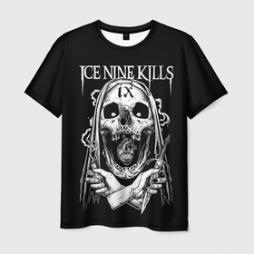 Мужская футболка 3D с принтом Ice Nine Kills, The Silver Scream в Белгороде, 100% полиэфир | прямой крой, круглый вырез горловины, длина до линии бедер | heavy metal | ice nine | ice nine kills | ink | the silver scream | группы | метал | музыка | рок