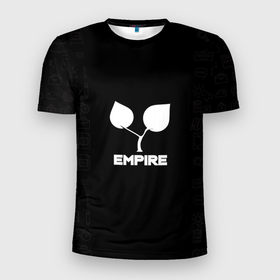 Мужская футболка 3D Slim с принтом Empire studio в Тюмени, 100% полиэстер с улучшенными характеристиками | приталенный силуэт, круглая горловина, широкие плечи, сужается к линии бедра | empire | empire town | город империи | империя
