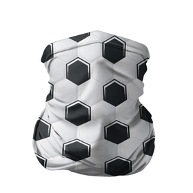 Бандана-труба 3D с принтом Текстура футбольного мяча , 100% полиэстер, ткань с особыми свойствами — Activecool | плотность 150‒180 г/м2; хорошо тянется, но сохраняет форму | background | ball | football | geometric shapes | geometry | hexagon | soccer ball | texture | геометрические фигуры | геометрия | мяч | мячик | текстура | фон | футбол | футбольный мяч | шестиугольники