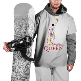 Накидка на куртку 3D с принтом Фредди Меркьюри   Queen в Тюмени, 100% полиэстер |  | freddie mercury | queen | quen | глэм | квин | королева | куин | меркури | меркьюри | музыкант | мэркури | певец | песня | поп | рок группа | фаррух булсара | фредди | фреди | хард | хардрок