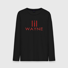 Мужской лонгслив хлопок с принтом Lil Wayne. в Екатеринбурге, 100% хлопок |  | lil wayne | лил уэйн | логотип | надпись | певеу | уэйн | хип хоп