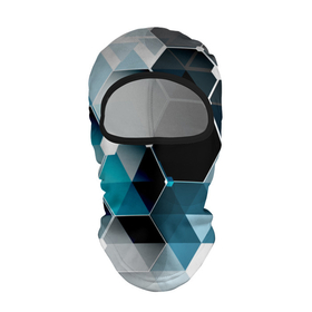 Балаклава 3D с принтом Абстракция FLO в Тюмени, 100% полиэстер, ткань с особыми свойствами — Activecool | плотность 150–180 г/м2; хорошо тянется, но при этом сохраняет форму. Закрывает шею, вокруг отверстия для глаз кайма. Единый размер | 3d | абстракция | кубики | мода | ромб