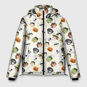 Мужская зимняя куртка 3D с принтом персонажи и хэллоуин в Тюмени, верх — 100% полиэстер; подкладка — 100% полиэстер; утеплитель — 100% полиэстер | длина ниже бедра, свободный силуэт Оверсайз. Есть воротник-стойка, отстегивающийся капюшон и ветрозащитная планка. 

Боковые карманы с листочкой на кнопках и внутренний карман на молнии. | ведьма | зелье | колдовство | колдун | паттерн | персонаж | поверие | хэллоуин | экстрасенс