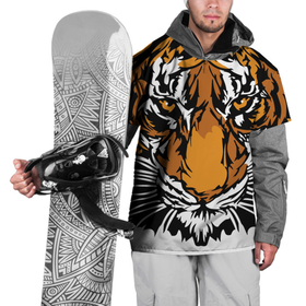 Накидка на куртку 3D с принтом Взгляд хозяина джунглей в Екатеринбурге, 100% полиэстер |  | 2022 | african | direct look | master of the jungle | muzzle | new year | predator | tiger | year of the tiger | африканский | год тигра | новый год | прямой взгляд | тигр | хищник | хозяин джунглей