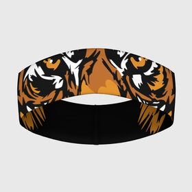 Повязка на голову 3D с принтом Взгляд хозяина джунглей в Екатеринбурге,  |  | 2022 | african | direct look | master of the jungle | muzzle | new year | predator | tiger | year of the tiger | африканский | год тигра | новый год | прямой взгляд | тигр | хищник | хозяин джунглей