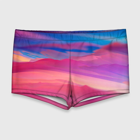 Мужские купальные плавки 3D с принтом Гармоничные цветовые волны , Полиэстер 85%, Спандекс 15% |  | волны | гармония | красивые волны | цвета | цветовые волны