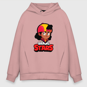 Мужское худи Oversize хлопок с принтом Meg BrawlStars в Петрозаводске, френч-терри — 70% хлопок, 30% полиэстер. Мягкий теплый начес внутри —100% хлопок | боковые карманы, эластичные манжеты и нижняя кромка, капюшон на магнитной кнопке | brawl | brawl stars | brawlstars | mec | meg | бравл | бравлстарс | мег | мек | мэг | мэк