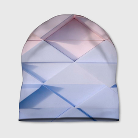 Шапка 3D с принтом треугольники для тебя в Екатеринбурге, 100% полиэстер | универсальный размер, печать по всей поверхности изделия | красивые фигуры | паттерн | треугольник | треугольники | фигуры