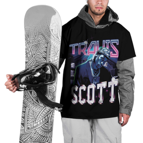 Накидка на куртку 3D с принтом Travis Scott RAP в Новосибирске, 100% полиэстер |  | Тематика изображения на принте: hip hop | music | new | rap | scott | trap | travis | usa | жак | музыка | рэп | скотт | сша | трэвис | трэп | уэбстер | хип хоп