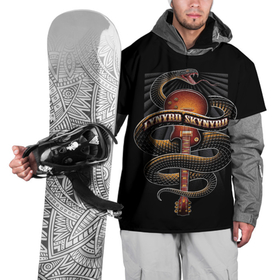Накидка на куртку 3D с принтом LYNYRD SKYNYRD SNAKE в Тюмени, 100% полиэстер |  | alabama | blues | home | lynyrd | music | rock | skynyrd | snake | usa | алабама | блюз | кантри | линэрд | музыка | рок | скинэрд | сша