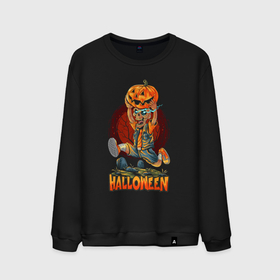 Мужской свитшот хлопок с принтом Halloween в Белгороде, 100% хлопок |  | art | cemetery | could | halloween | moon | night | pumpkin | skeleton | skull | арт | кладбище | луна | могла | ночь | скелет | тыква | хэллоуин | хэлуин | череп