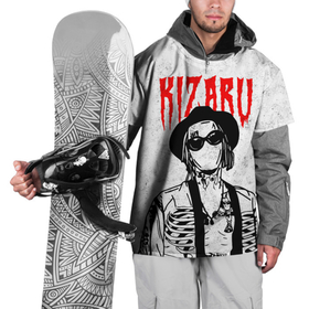Накидка на куртку 3D с принтом KIZARU ART в Кировске, 100% полиэстер |  | ghost | kizaru | rap | trakizarubtf | кизару | кизяка | призрак | реп