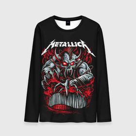 Мужской лонгслив 3D с принтом Metallica   Hardwired To Self Destruct в Тюмени, 100% полиэстер | длинные рукава, круглый вырез горловины, полуприлегающий силуэт | Тематика изображения на принте: hardwired to selfdestruct | heavy metal | metal | metallica | группы | метал | металлика | музыка | рок | трэш метал | хви метал