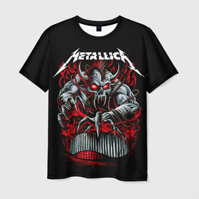 Мужская футболка 3D с принтом Metallica   Hardwired To Self Destruct в Тюмени, 100% полиэфир | прямой крой, круглый вырез горловины, длина до линии бедер | Тематика изображения на принте: hardwired to selfdestruct | heavy metal | metal | metallica | группы | метал | металлика | музыка | рок | трэш метал | хви метал