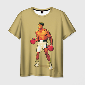 Мужская футболка 3D с принтом Ali Art в Санкт-Петербурге, 100% полиэфир | прямой крой, круглый вырез горловины, длина до линии бедер | Тематика изображения на принте: box | muhammad ali | sport | sports | sportsmen | бокс | легенда | мухаммад али | мухаммед али | спорт | спортсмен