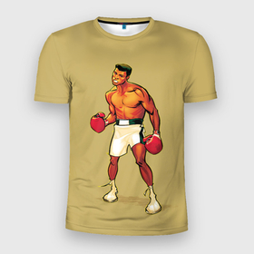 Мужская футболка 3D Slim с принтом Ali Art , 100% полиэстер с улучшенными характеристиками | приталенный силуэт, круглая горловина, широкие плечи, сужается к линии бедра | box | muhammad ali | sport | sports | sportsmen | бокс | легенда | мухаммад али | мухаммед али | спорт | спортсмен