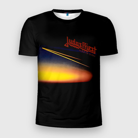 Мужская футболка 3D Slim с принтом Point of Entry   Judas Priest в Новосибирске, 100% полиэстер с улучшенными характеристиками | приталенный силуэт, круглая горловина, широкие плечи, сужается к линии бедра | judas priest | альбом | гленн типтон | джудас прист | йен хилл | ричи фолкнер | роб хэлфорд | рок группа | скотт трэвис | хэвиметалгруппа