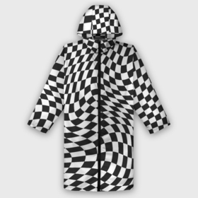 Дождевик унисекс 3D с принтом Черно белая клетка | Black and white squares в городе Новоалтайск,  |  | free | minimalist | minimum | арт | бежевый | белый | буквы | вебер | горы | девушка | дизайн | женское | живопись | кружки | линии | минимализм | море | пейзаж | природа | редбаббл | стикеры | футболки | цветок