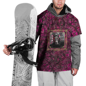 Накидка на куртку 3D с принтом Дамиано Давид (Damiano David) концертное фото в Тюмени, 100% полиэстер |  | damiano | domiano | maneskin | дамиано | дамиано давид | манескин
