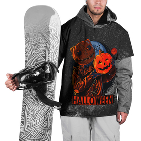 Накидка на куртку 3D с принтом Welcom to hell в Екатеринбурге, 100% полиэстер |  | halloween | арт | графика | зомби | мистика | праздник | тыква | ужасы | хэллоуин