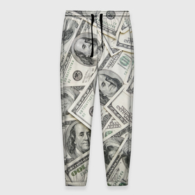 Мужские брюки 3D с принтом dollars money , 100% полиэстер | манжеты по низу, эластичный пояс регулируется шнурком, по бокам два кармана без застежек, внутренняя часть кармана из мелкой сетки | money | баксы | богатство | богатый | денежный | деньги | доллары | дорогой | лучший