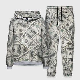 Мужской костюм 3D (с толстовкой) с принтом dollars money в Курске,  |  | Тематика изображения на принте: money | баксы | богатство | богатый | денежный | деньги | доллары | дорогой | лучший