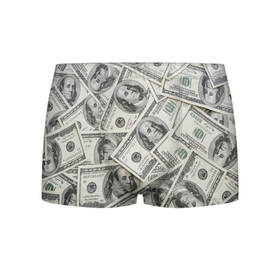 Мужские трусы 3D с принтом dollars money в Тюмени, 50% хлопок, 50% полиэстер | классическая посадка, на поясе мягкая тканевая резинка | money | баксы | богатство | богатый | денежный | деньги | доллары | дорогой | лучший