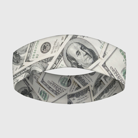 Повязка на голову 3D с принтом dollars money в Курске,  |  | money | баксы | богатство | богатый | денежный | деньги | доллары | дорогой | лучший