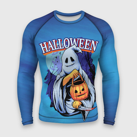 Мужской рашгард 3D с принтом Ghost в городе Новоалтайск,  |  | halloween | арт | графика | мистика | праздник | привидение | призрак | ужасы | хэллоуин