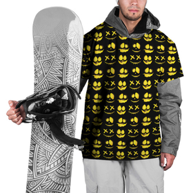 Накидка на куртку 3D с принтом Прикольные смайлы    Halloween   Awesom and kill face в Тюмени, 100% полиэстер |  | halloween | костюмы на хэллоун | праздник | хайп | хэллоуин
