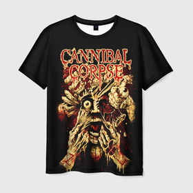 Мужская футболка 3D с принтом Cannibal Corpse: Evisceration Plague в Белгороде, 100% полиэфир | прямой крой, круглый вырез горловины, длина до линии бедер | canibal corpse | cannibal corpse | death metal | evisceration plague | группы | дэтметал | канибал корпс | метал | рок