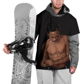 Накидка на куртку 3D с принтом Крутой Тревис в Новосибирске, 100% полиэстер |  | Тематика изображения на принте: hip hop | rap | rep | travis scott | исполнители | исполнитель | музыка | реп | трвис скотт | тревис скотт