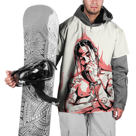 Накидка на куртку 3D с принтом Тревис в огне в Новосибирске, 100% полиэстер |  | Тематика изображения на принте: hip hop | rap | rep | travis scott | исполнители | исполнитель | музыка | реп | трвис скотт | тревис скотт