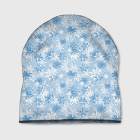 Шапка 3D с принтом Морозное Снежное Утро , 100% полиэстер | универсальный размер, печать по всей поверхности изделия | merry christmas | дед мороз | ёлка | зима | мороз | новый год | подарок | праздник | рождество | с новым годом | сантаклаус | снег | снеговик | снегурочка | снежинки | снежные узоры | узоры