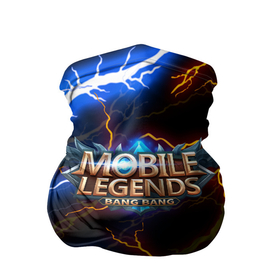 Бандана-труба 3D с принтом Mobile Legends разряды молний   flash , 100% полиэстер, ткань с особыми свойствами — Activecool | плотность 150‒180 г/м2; хорошо тянется, но сохраняет форму | Тематика изображения на принте: 515 unite | bang bang | battle arena | moba | mobile legends | mobile legends bang bang | online battle arena | банг банг | моба | мобайл легенд | мобиле легендс
