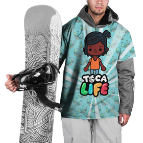 Накидка на куртку 3D с принтом Toca Life World в Екатеринбурге, 100% полиэстер |  | game | toca life world | toga life | жизнь тоги | игра | тока | тока жизнь