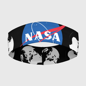 Повязка на голову 3D с принтом НАСА (НОВЫЙ ГОД) в Екатеринбурге,  |  | nasa | space | астрология | звезды | космонавт | космос | луна | наса | планета